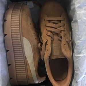 Puma fenty cleated suede creepers